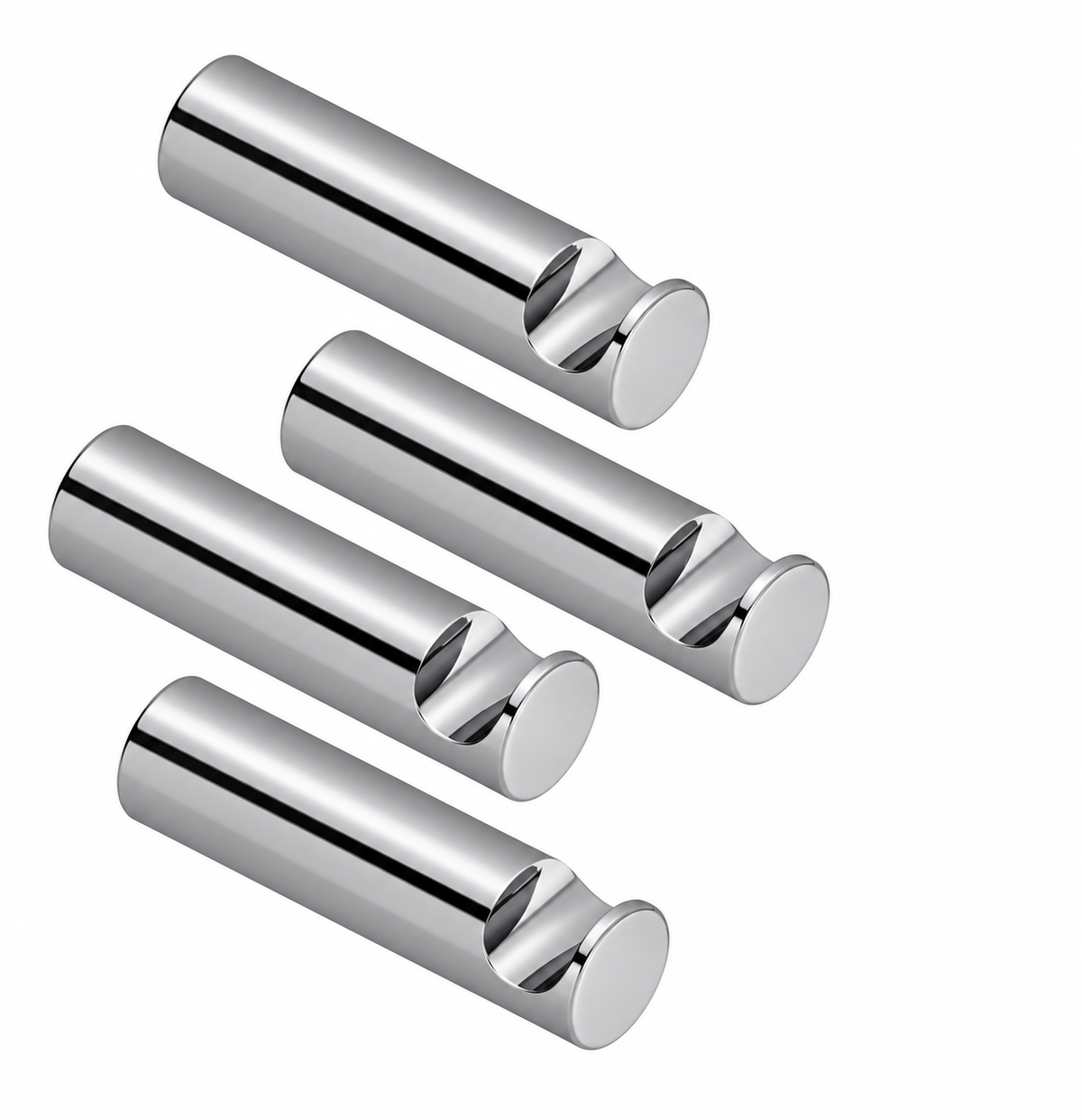 Vola T18-16 handdoekhaakje, chroom (set van 4 stuks)