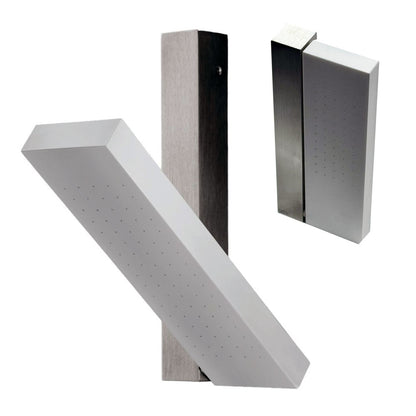 Ceadesign ZIQ52 verstelbare Derlin design douchekop met regenstraal, geborsteld RVS