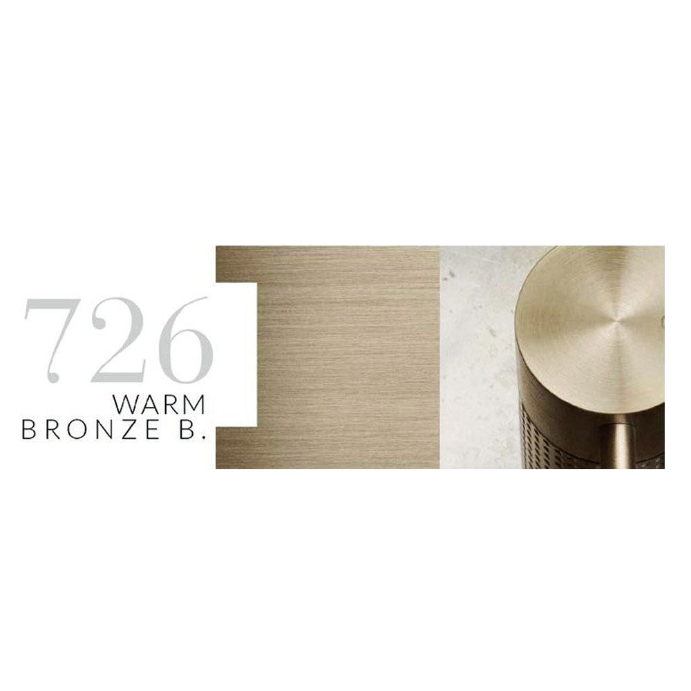 Gessi 316 vrijstaande badmengkraan met handdouche, afbouwdeel + basisgarnituur in geborsteld warm brons PVD