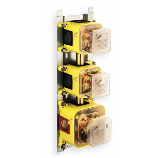 Cristina Ondyna verticaal montage inbouwthermostaat met 2 onafhankelijke stopkranen