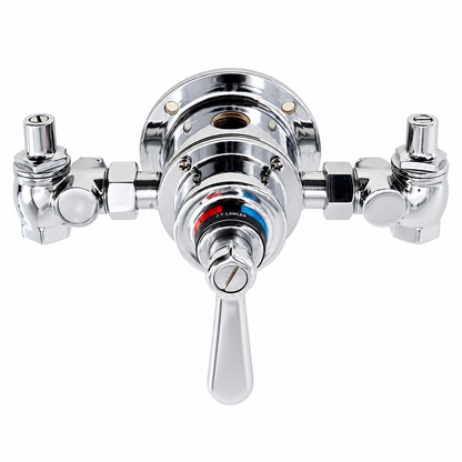 ITT Lawler 4000 serie industriël thermostaat douchemengkraan chroom