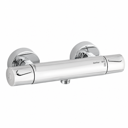 Damixa Silhouet thermostatische douchemengkraan Chroom