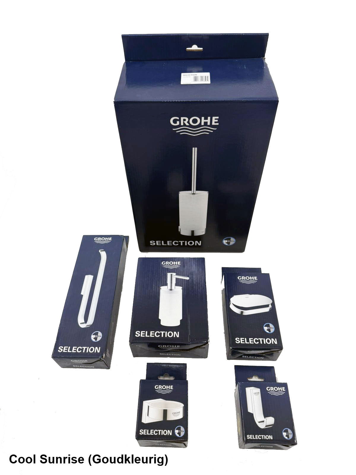 GROHE Selection Complete Accessoireset – Cool Sunrise (Goudkleurig)