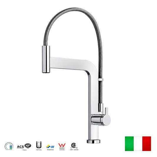 Reginox Nile Design Keukenkraan met Uitneembare Maginetich Spoeldouche Chroom