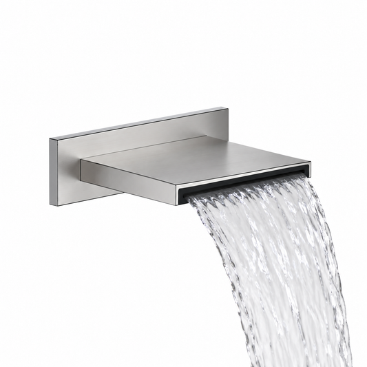 Dornbracht MEM WATER SHEET Watervaluitloop voor wandmontage platina mat