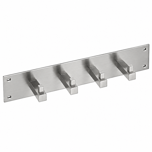 Linox Square LSQ350 Wandkapstok met 4 haken RVS