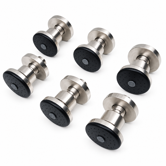 6 x Dornbracht zijdouche zonder stopkraan platina mat