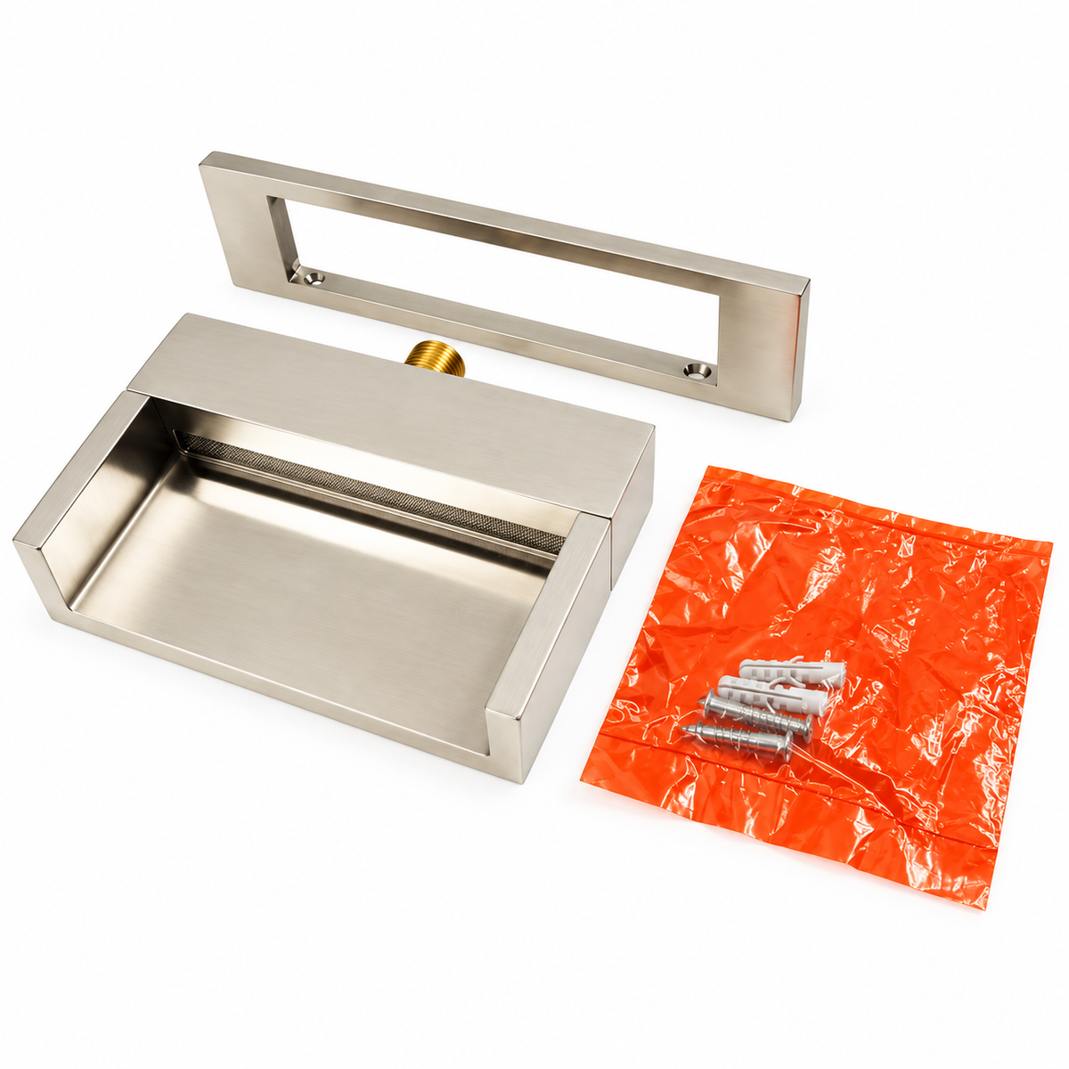 Dornbracht Cascada waterval uitloop voor wandmontage Platina Mat
