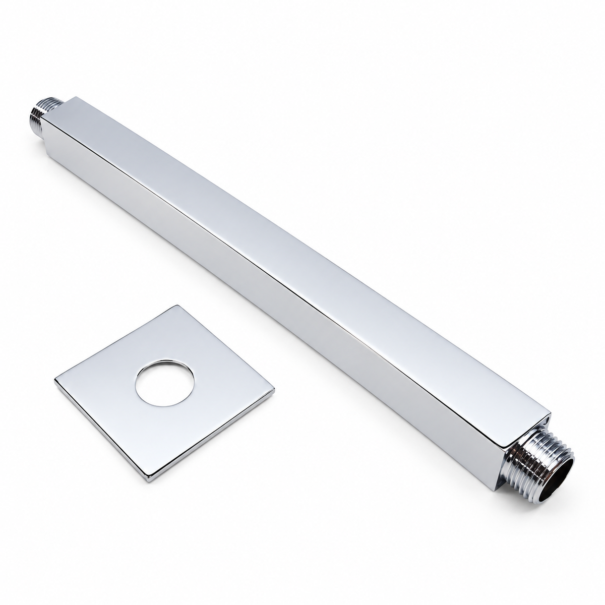 VTE Vierkant Plafond Douchearm hoofddouche bevestiging 275 mm Chroom