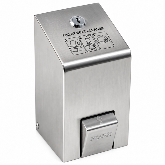 Rubbermaid toilet bril ontsmetter dispenser RVS