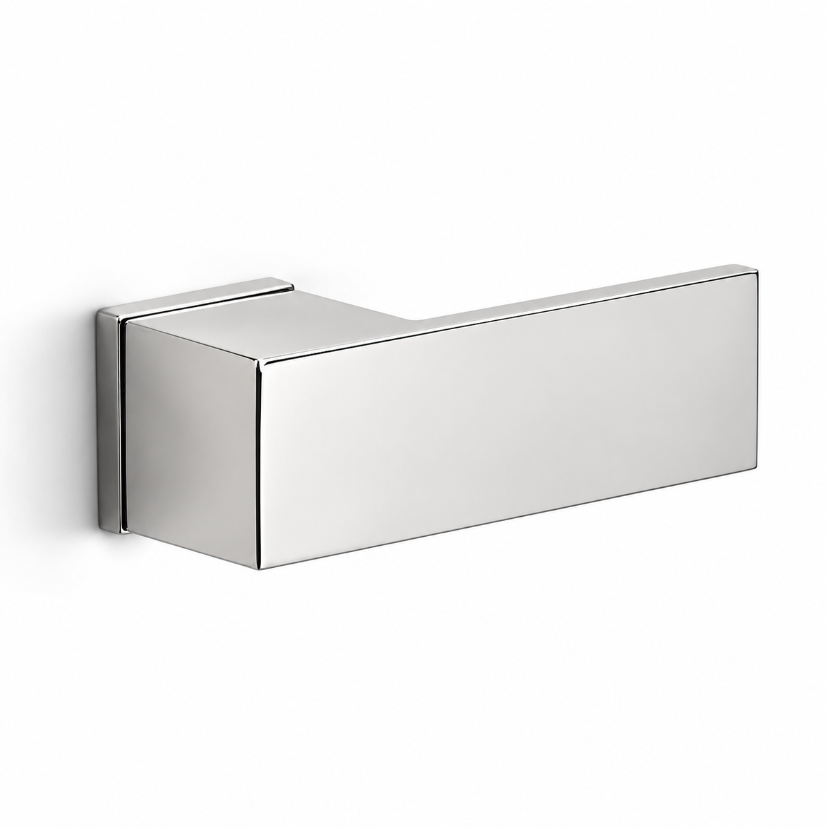 SQUARE LSQ7-G massieve design deurkruk met metalen onderconstructie geveerd gepolijst RVS