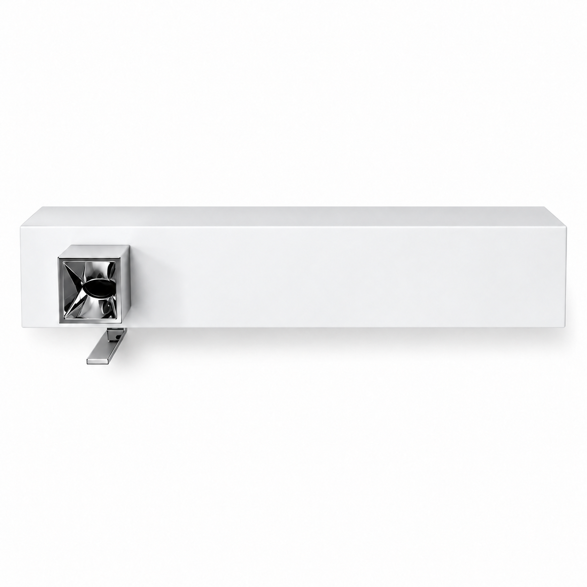 Dornbracht Elemental Spa IAM 1-greeps Design wastafel wandmengkraan met Corian Wit Behuizing
