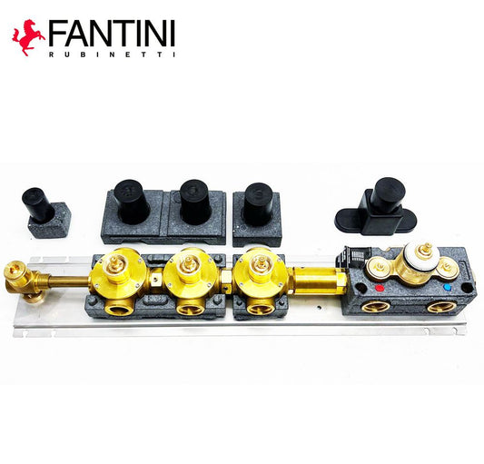 Fantini Milano thermostatische douchemengkraan inbouwdeel 3-weg stopkranen D213A