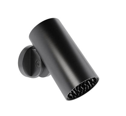 GESSI Flessa Spotwater 316 douchekop geborsteld zwart metaal PVD