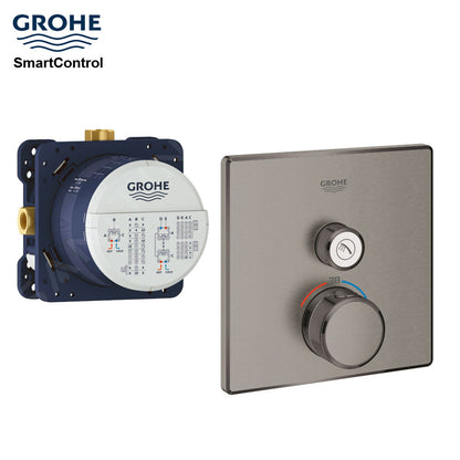 GROHE Grohtherm SmartControl thermostatische inbouwkraan 1-weg, Hard Graphite