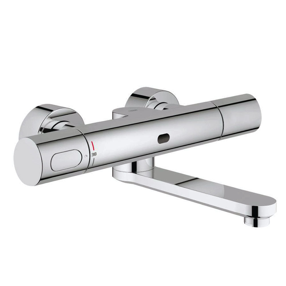 GROHE Eurosmart Cosmopolitan E wandkraan thermostatisch met uitloop 25cm, Chroom