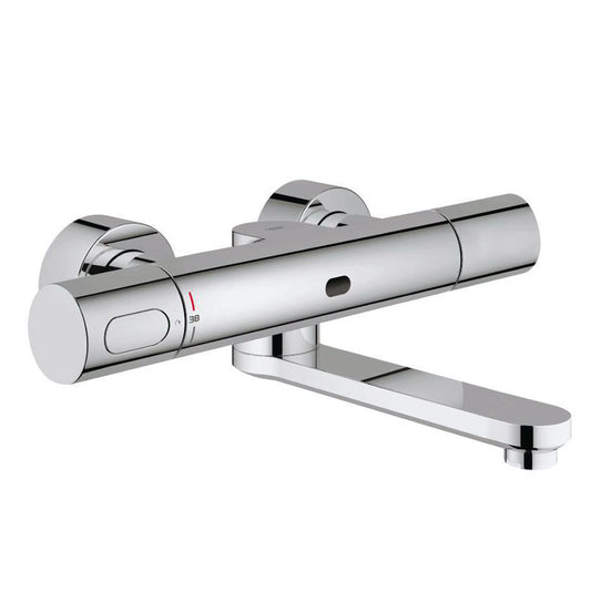 GROHE Eurosmart Cosmopolitan E wandkraan thermostatisch met uitloop 25cm, Chroom