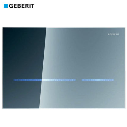 Geberit Sigma80 bedieningspaneel infrarood touch free spoeling voor inbouwreservoir 12 cm, spiegelglas