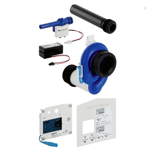 Geberit urinoirspoeling met elektronische spoelbediening netvoeding verborgen universeel 116.010.00.1