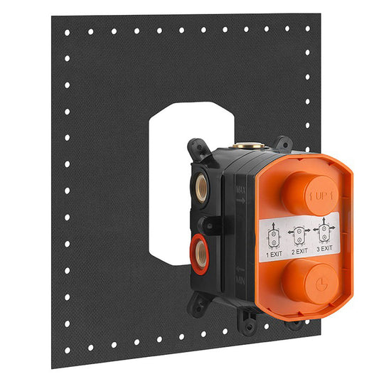 Gessi Via Manzoni Inbouwdeel voor inbouwthermostaatkraan, chroom