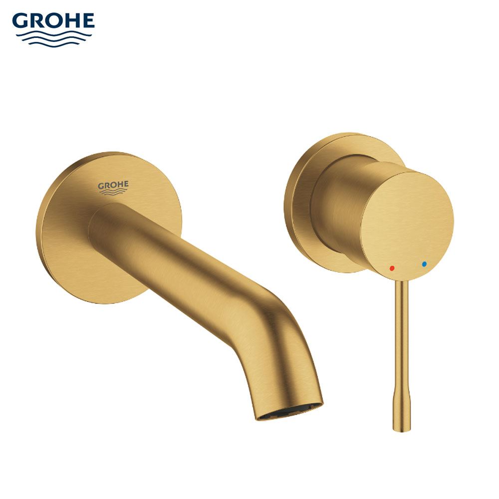 Grohe Essence M-Size eengreeps wastafelkraan afbouwdeel 183 mm, geborsteld cool sunrise