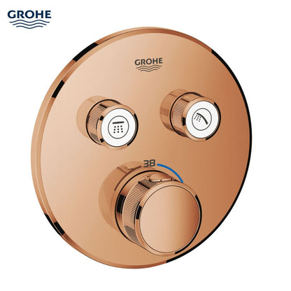 Grohe Grohtherm SmartControl thermostatische douchekraan inbouw, 2 functies, Warm Sunset