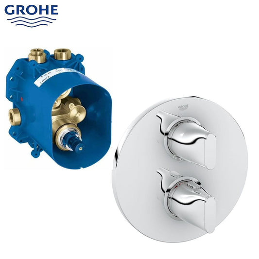 Grohe Ondus inbouwdouchekraan thermostatisch met omstel chroom