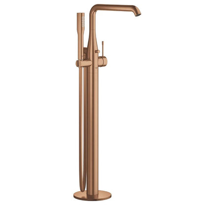 Grohe Essence New vrijstaande montage badmengkraan met douchegarnituur Sunset Gold Geborsteld