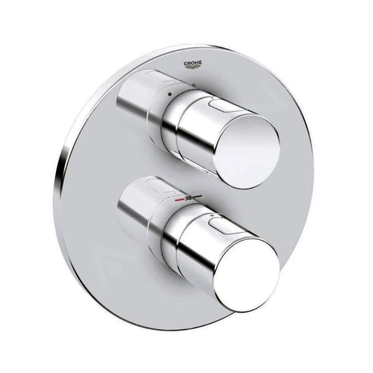 Grohe Grohtherm 3000 Cosmopolitan afdekset voor thermostaat 1-weg zonder omstel chroom