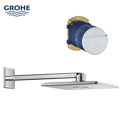 Grohe Rainshower SmartActive 310 Cube hoofddouche met wandbevestiging, chroom