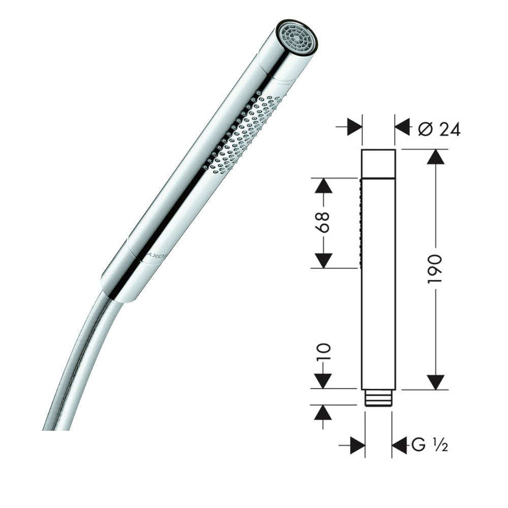 Hansgrohe ShowerSelect thermostaat inbouwset met Raindance hoofddouche, chroom