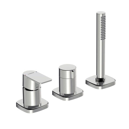 Hansa Stela inbouw badrandkraan, 3-gats, chroom 57319173