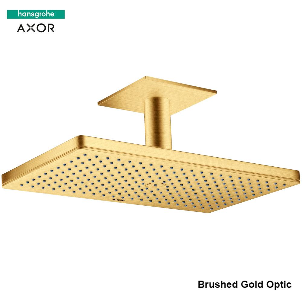 Hansgrohe Axor Showersolutions hoofddouche met plafondbevestiging 460/300 mm brushed gold optic