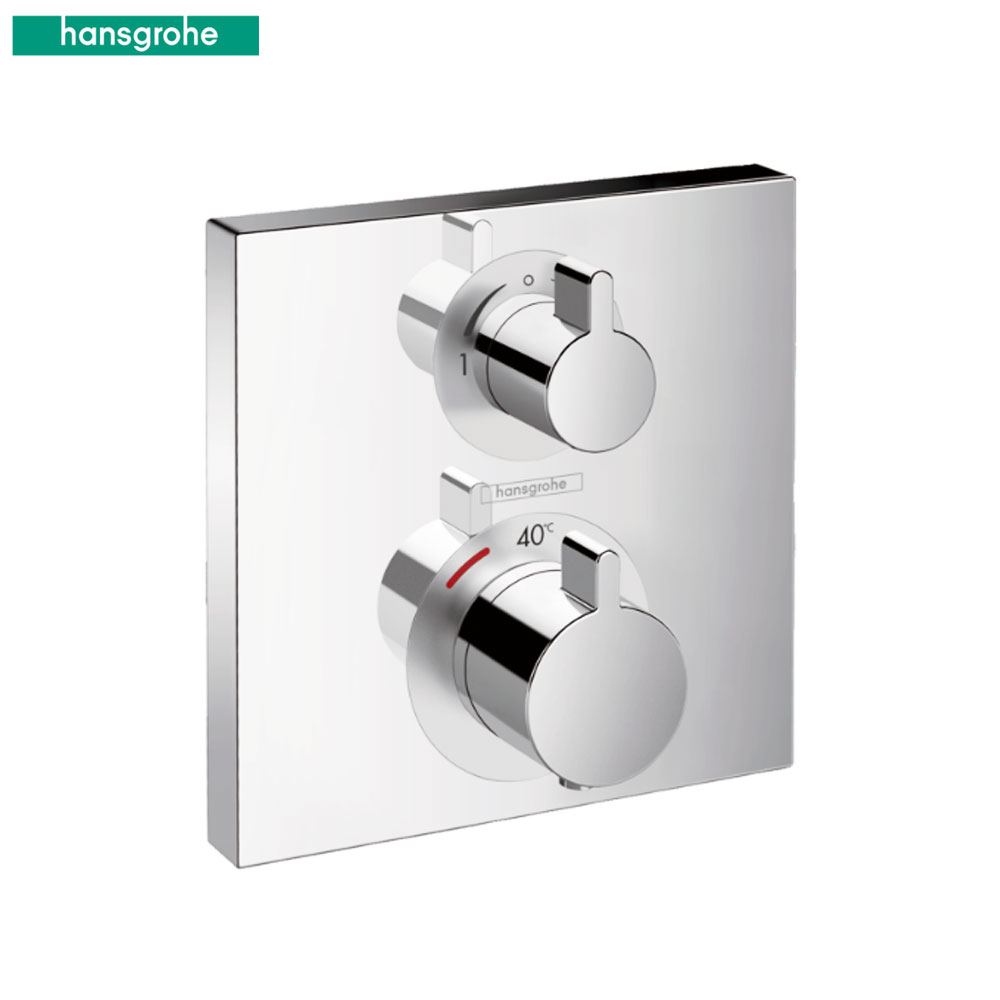 Hansgrohe Ecostat Square inbouw baddouche thermostaatkraan afbouwdeel chroom