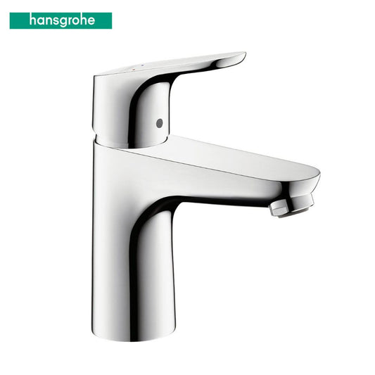 Hansgrohe Focus 100 wastafelkraan met waste, chroom