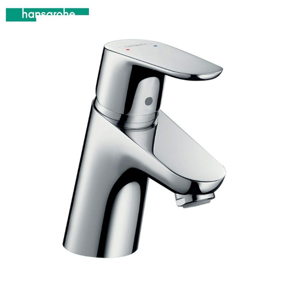 Hansgrohe Focus E2 wastafelkraan met waste chroom 