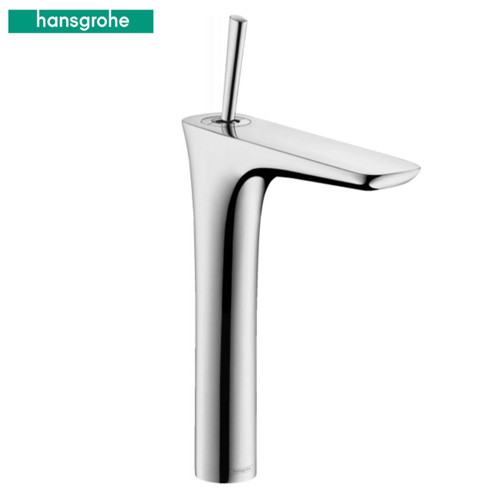 Hansgrohe PuraVida Highriser wastafelkraan met push-open waste, chroom 