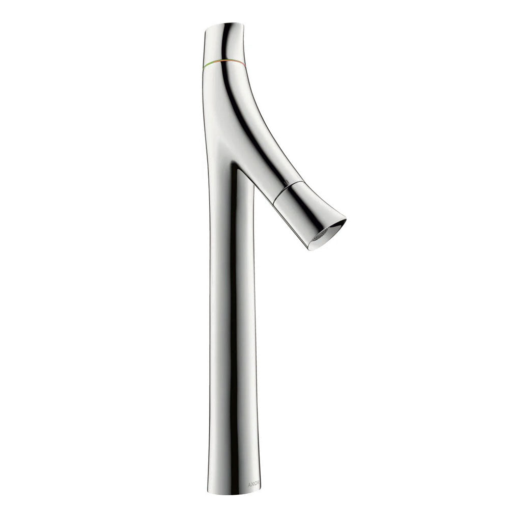 Hansgrohe AXOR Starck Organic 2-greeps-wastafelkraan 240 met verhoogd kraanhuis met EcoSmart, chroom