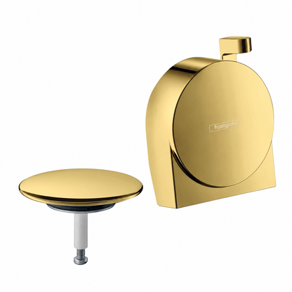 Hansgrohe Exafill S afbouwdeel voor bad afvoer overloop en vulcombinatie – Glanzend Goud