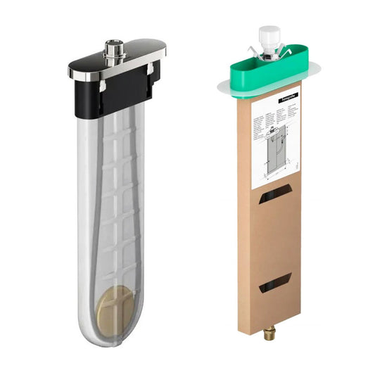 Hansgrohe sBox afbouwdeel ovaal incl. basisset, Chroom