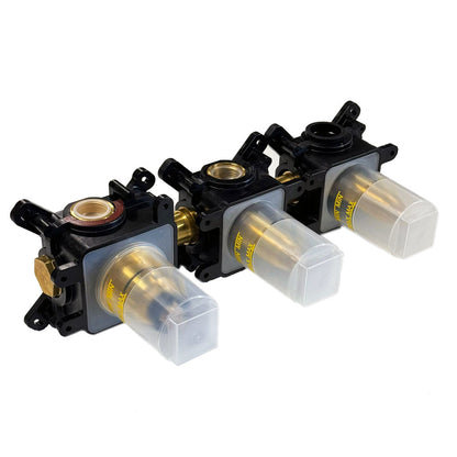 Hotbath Cobber HBCB7067 inbouwdeel douchethermostaat met 2 stopkranen