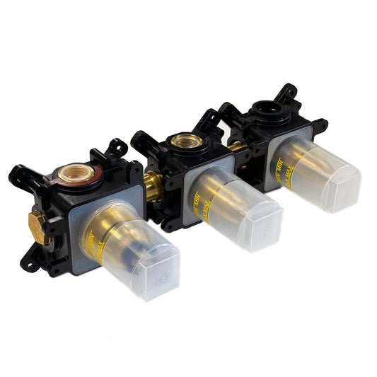 Hotbath Cobber HBCB7067 inbouwdeel douchethermostaat met 2 stopkranen