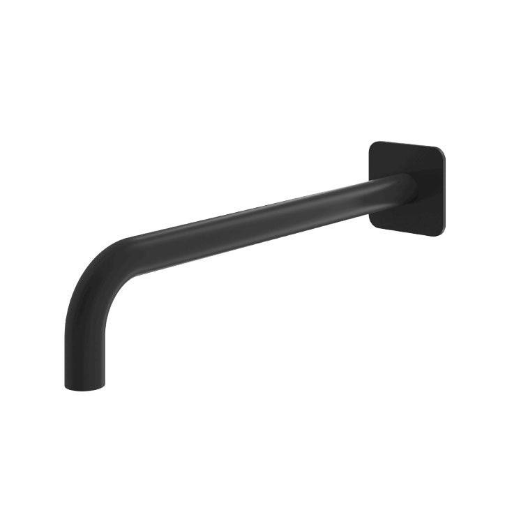 Hotbath Gal GL450 wandarm rond 35 cm mat zwart