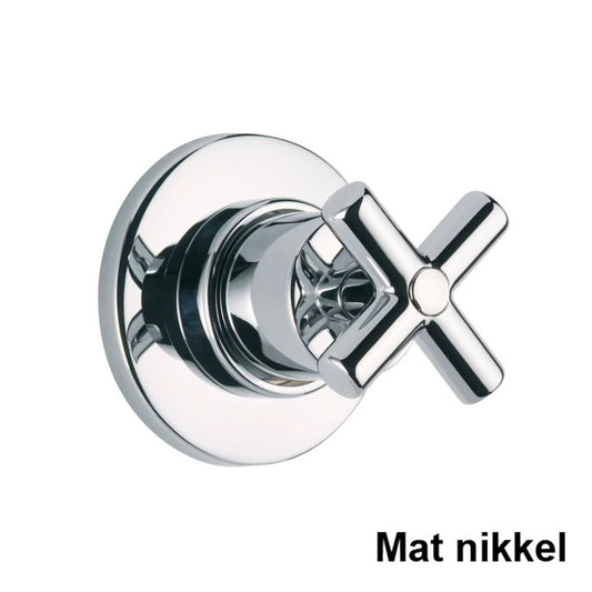 Huber Suite inbouw stopkraan mat nikkel 260ST01HNS
