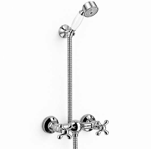Zazzeri Classic Luxe Douchemengkraan met Complete Doucheset – Chroom