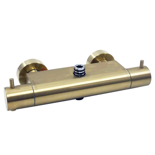 Ivy Bond losse therm.kraan 2-weg tbv douche-opbouwset, Geborsteld mat goud PVD