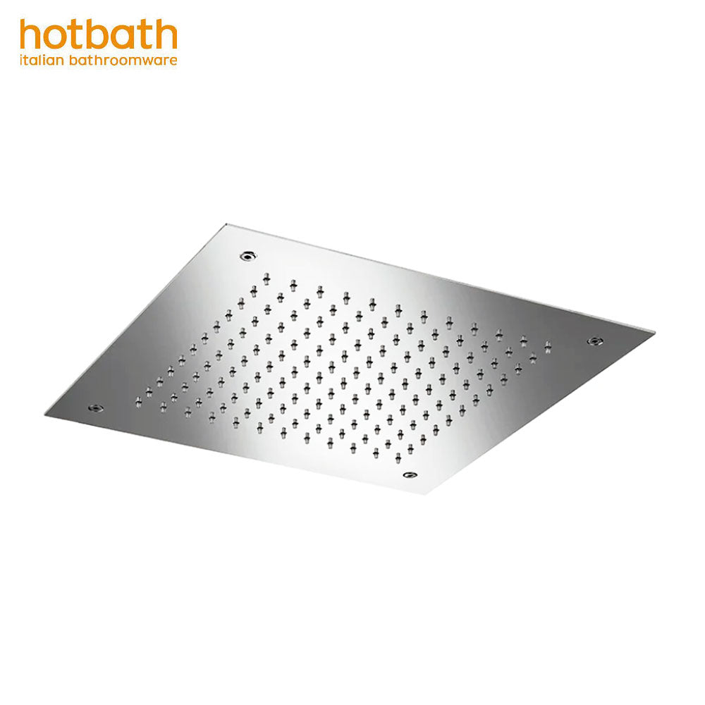 Hotbath Laddy luxe inbouw doucheset met 30 cm vierkant inbouw plafondmontage hoofddouche, chroom