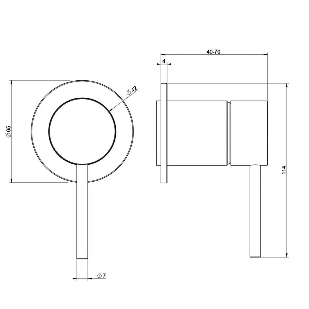 Gessi Spotwater 316 inbouw doucheset met Multispray functie hoofddouche zonder omstel, Geborsteld RVS