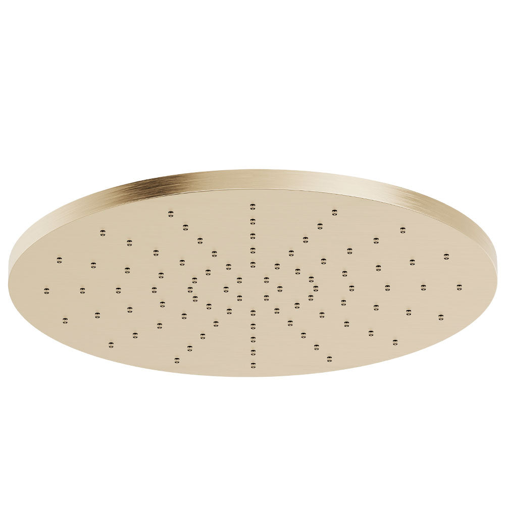 Nobili Luxe hoofddouche rond Ø 30 cm geborsteld messing PVD AD139/113CGP