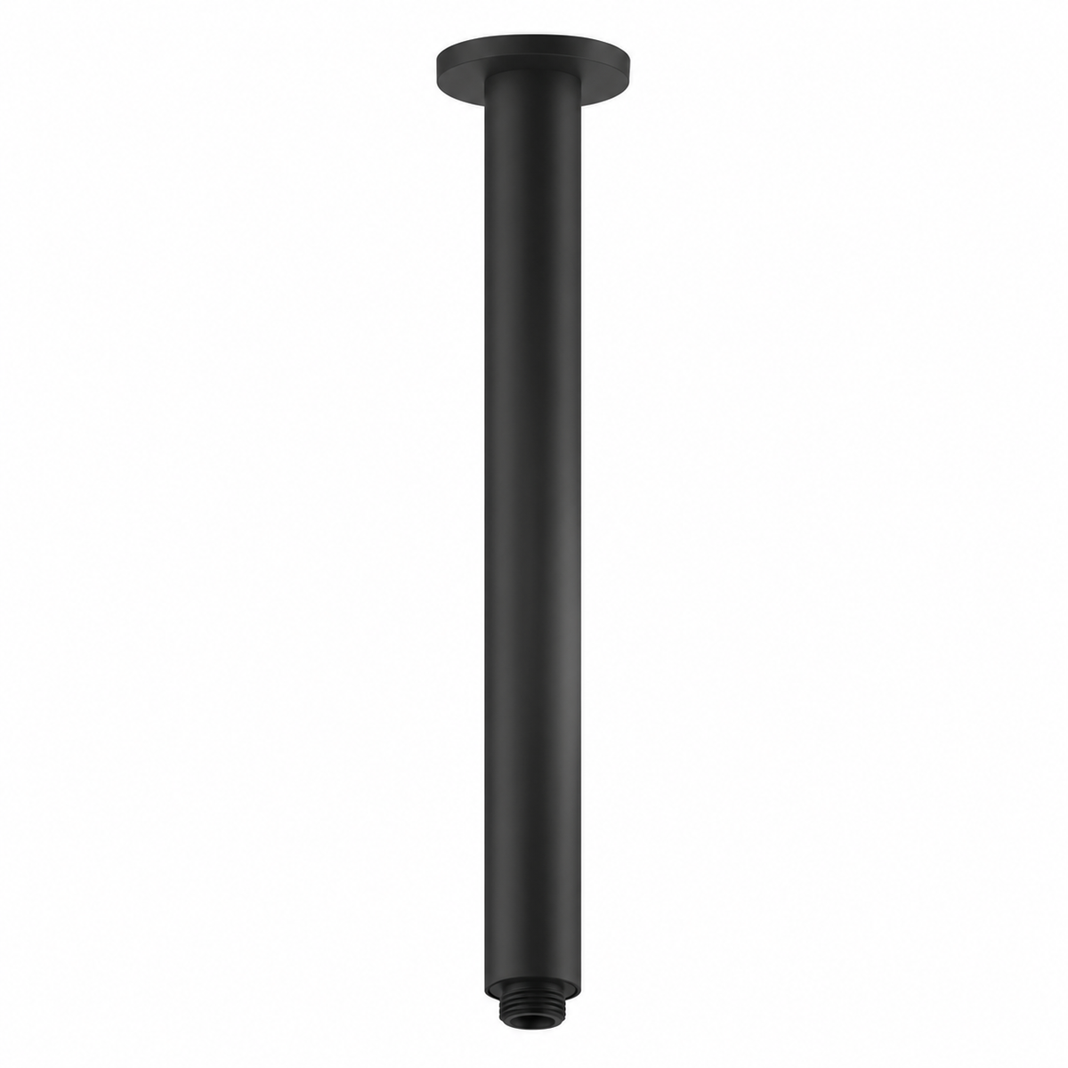 Nobili Universeel Plafondbevesting, douchearm, plafonduitloop lengte 30 cm, Mat Zwart